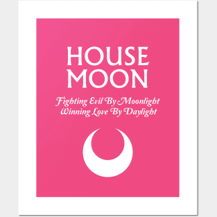 House Moon Posters and Art